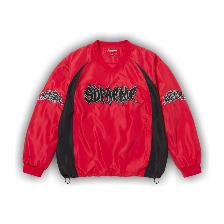 Buy Supreme Warthog Warm Up Pullover 'Red' - FW25KN23 RED | GOAT