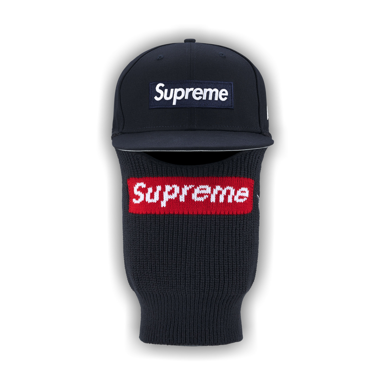 Buy Supreme Box Logo New Era + Balaclava 'Navy' - FW25H41 NAVY | GOAT