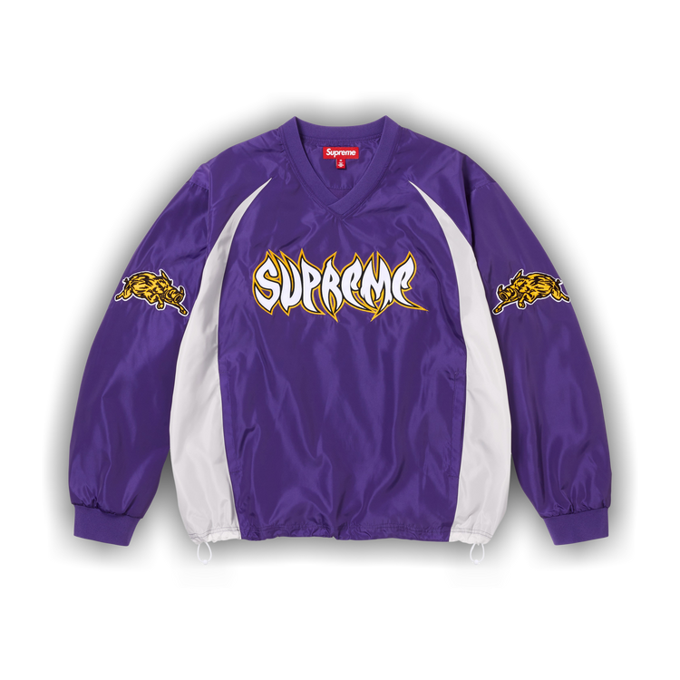 Buy Supreme Warthog Warm Up Pullover 'Purple' - FW25KN23 PURPLE | GOAT