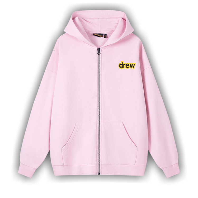Buy Drew House Dino-Drew Zip-Up Hoodie 'Pink' - D15 SJK58 | GOAT