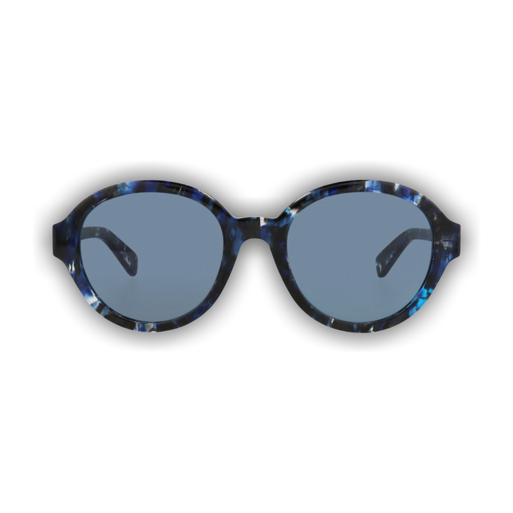 Chloé Round-Frame Recycled Injection Sunglasses Blue Womens Buy Chloé Round Frame Injection Sunglasses  main image 2