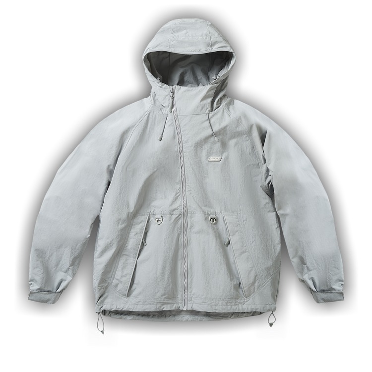 Buy Palace Asym Shell Jacket 'Concrete Grey' - P30JK042 | GOAT