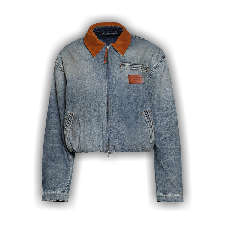 Buy Acne Studios Denim Bomber 'Mid Blue' - A90694 MID | GOAT