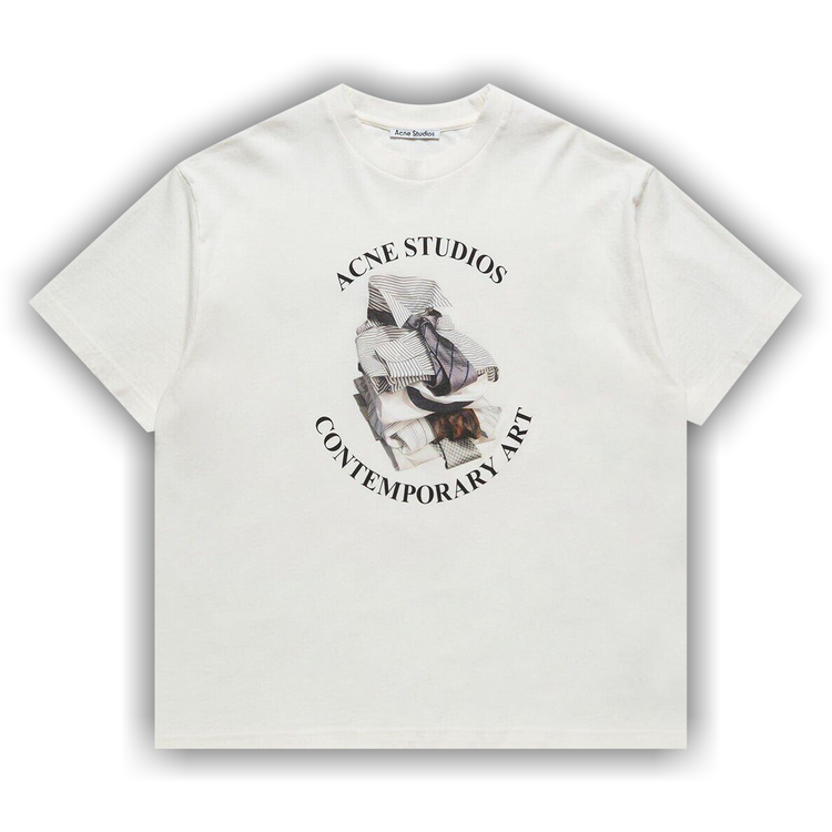 Acne Studios Tシャツ XS Buy Acne Studios Printed Short-Sleeve T-Shirt 'Off White' - AL0534