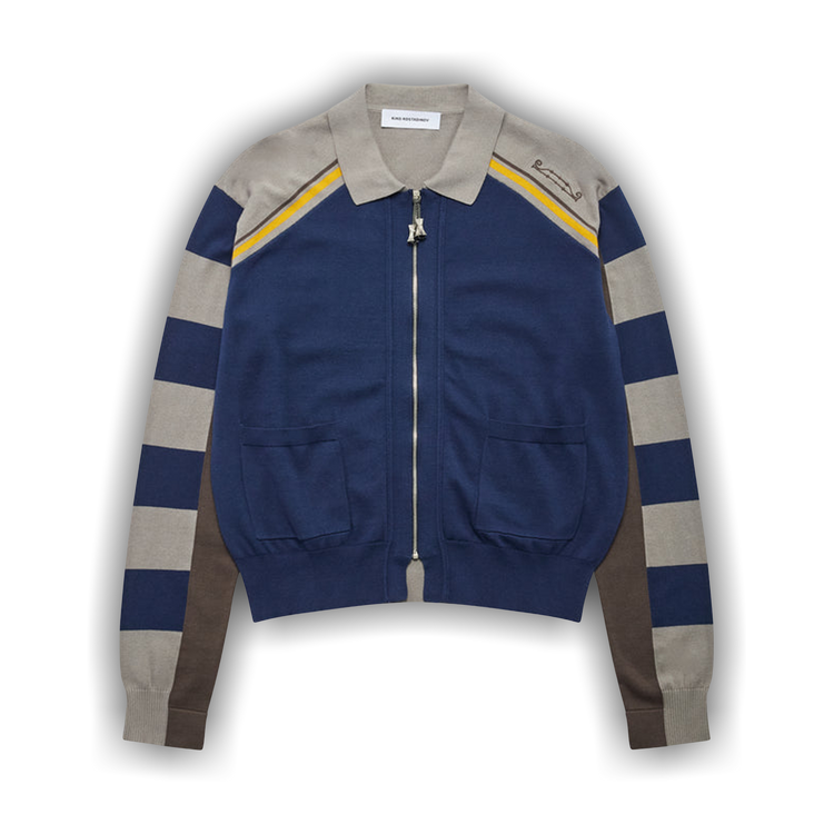 【22AW】Kiko Kostadinov IBLISH CARDIGAN 44 Buy Kiko Kostadinov Combed Cotton Kest Cardigan 'Navy/Anchor