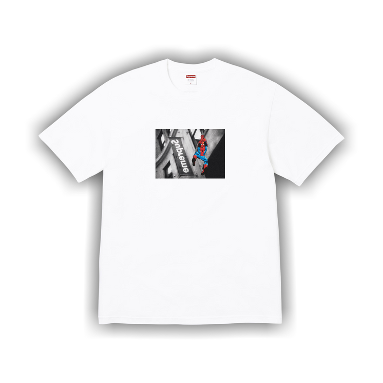 Buy Supreme x Spider-Man Tee 'White' - SS26T56 WHITE | GOAT UK