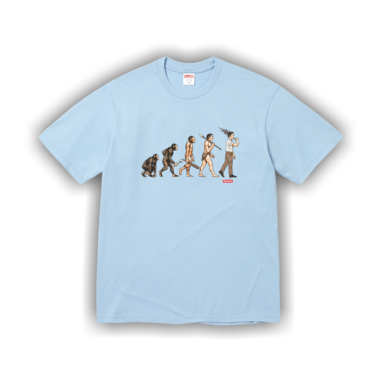Buy Supreme Evolution Tee 'Powder Blue' - SS26T49 POWDER BLUE | GOAT