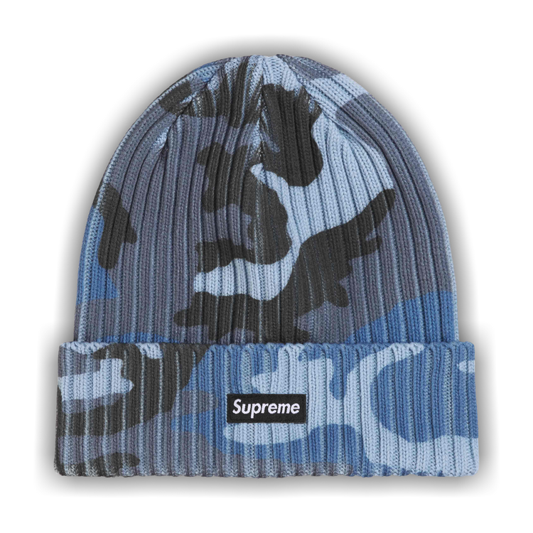Buy Supreme Overdyed Beanie 'Blue Camo' - SS26BN6 BLUE CAMO | GOAT