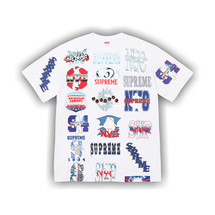 Buy Supreme Flash Tee 'White' - SS26T47 WHITE | GOAT