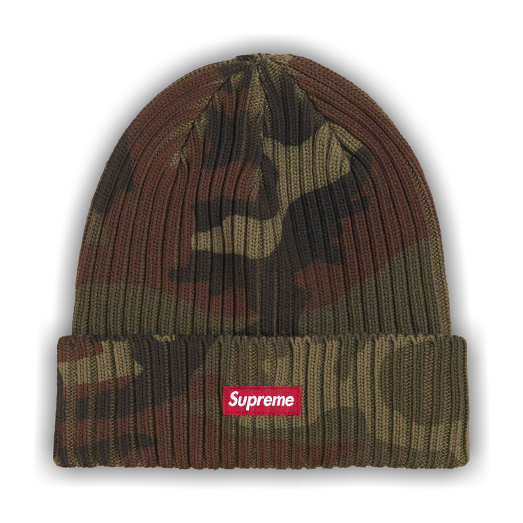Buy Supreme Overdyed Beanie 'Woodland Camo' - SS26BN6 WOODLAND