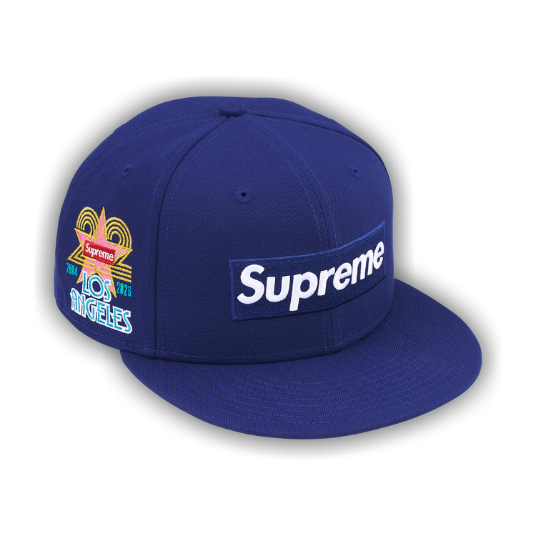 Buy Supreme Shop Box Logo New Era 'Light Navy Los Angeles