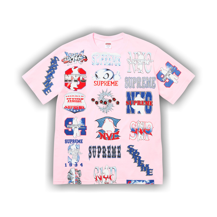 Buy Supreme Flash Tee 'Light Pink' - SS26T47 LIGHT PINK | GOAT