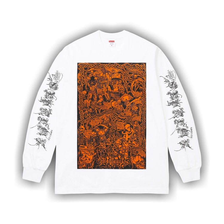 Buy Supreme Wombat Long-Sleeve Tee 'White' - SS26T54 WHITE | GOAT