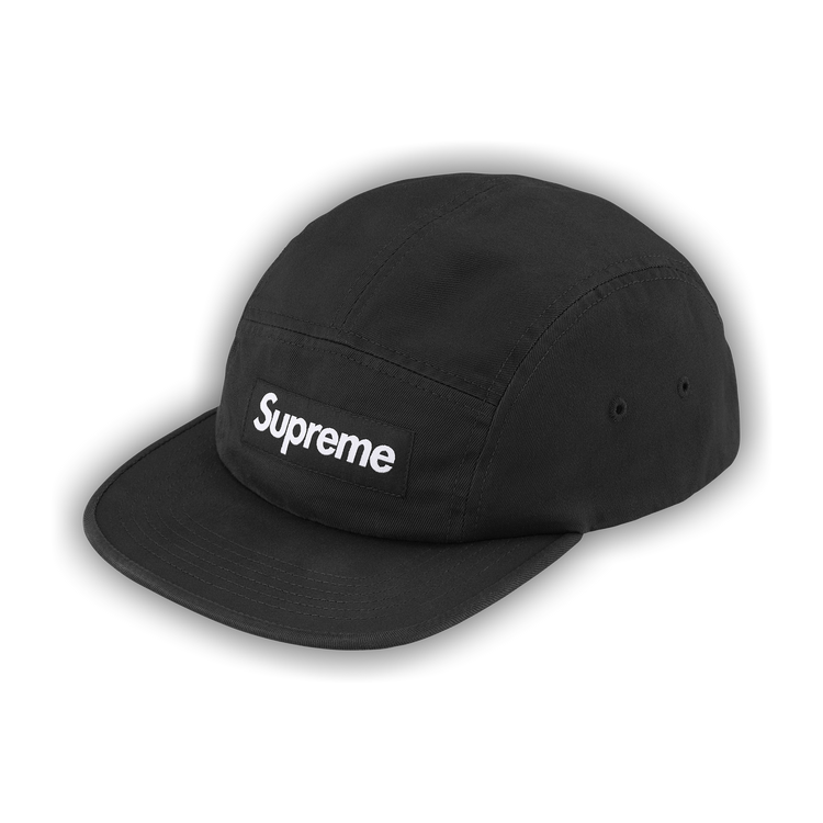 Buy Supreme Washed Chino Twill Camp Cap 'Black' - SS26H2 BLACK | GOAT