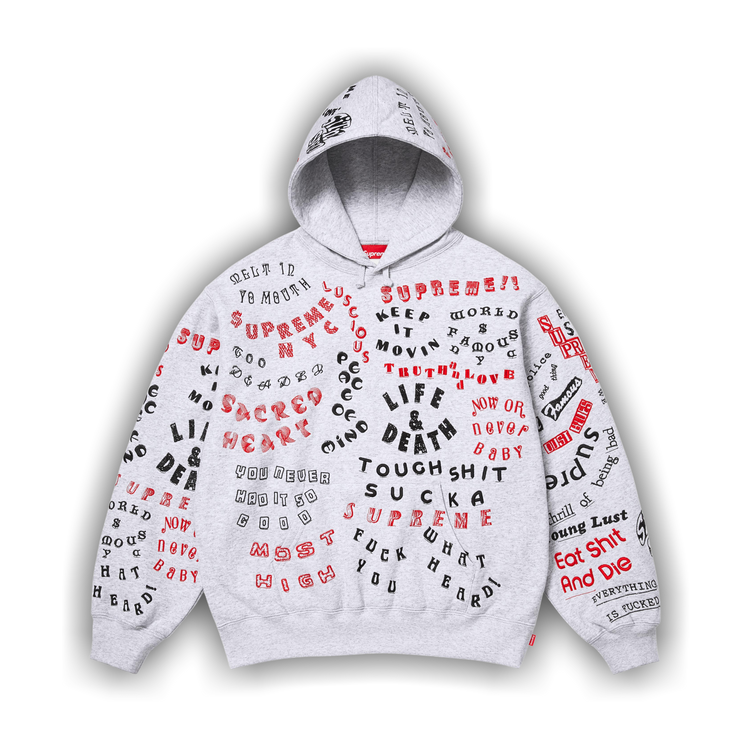 その他 SotakuxBrackl Supreme Death'sHead Buy Supreme Too Deadly Hooded Sweatshirt 'Ash Grey' - SS26SW14 ASH