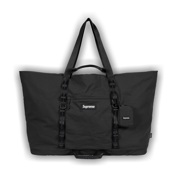 Buy Supreme X-Large Tote Bag + Utility Pouch 'Black' - SS26B3