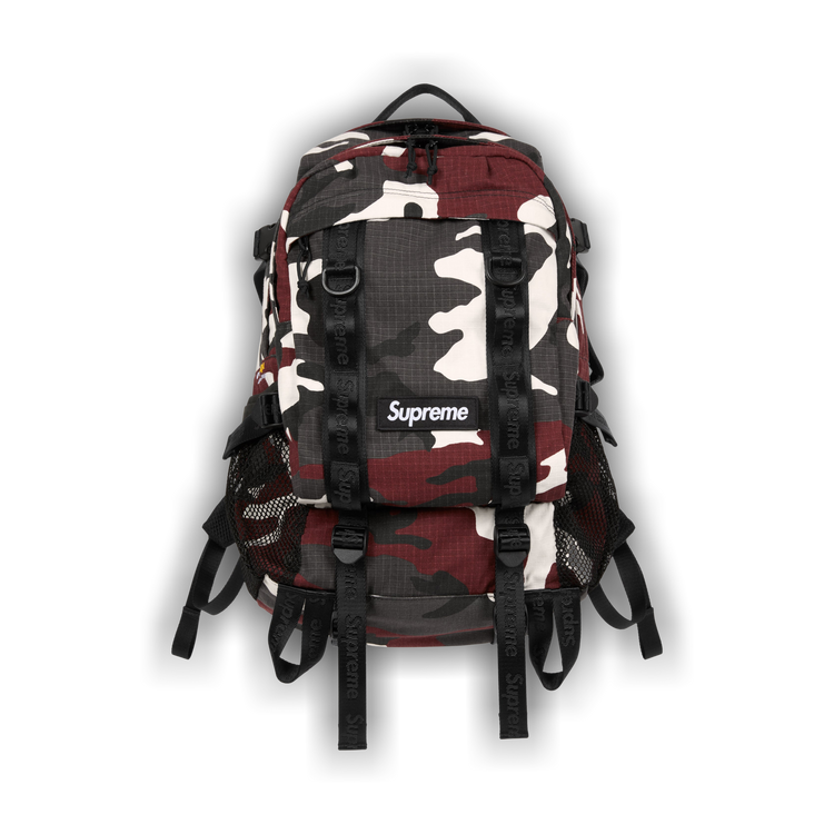 Buy Supreme Backpack 'Red Camo' - SS26B1 RED CAMO | GOAT