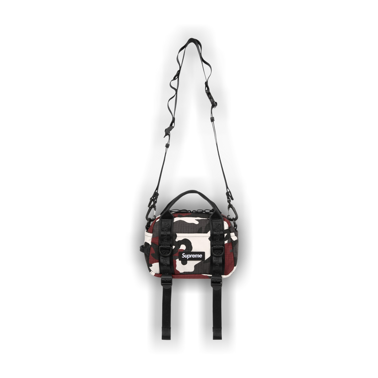 Buy Supreme Mini Duffle Bag 'Red Camo' - SS26B6 RED CAMO | GOAT AE