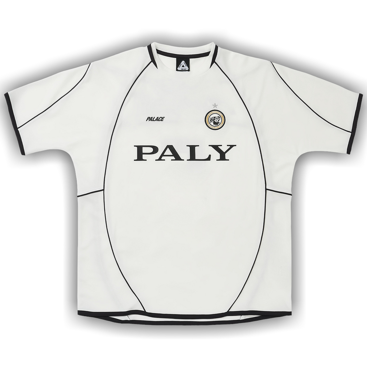 Buy Palace Pro Team Piped Jersey 'White' - P30ES017 | GOAT