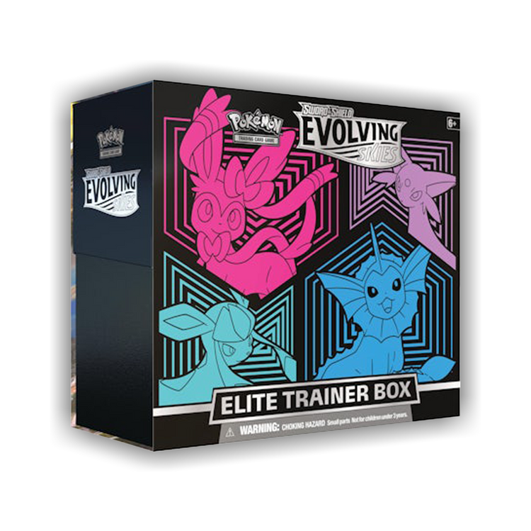 walmart evolving skies booster box SWSH Pokmon sized cards made of card stock Walmart Evolving Skies ETBS :