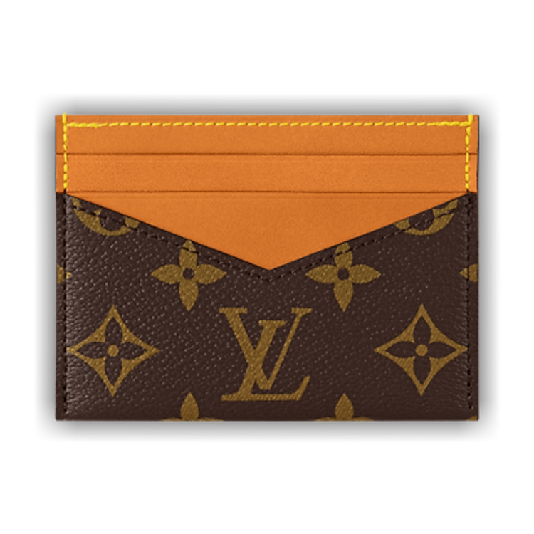 Buy Louis Vuitton Triple Card Holder 'Brown Monogram Canvas
