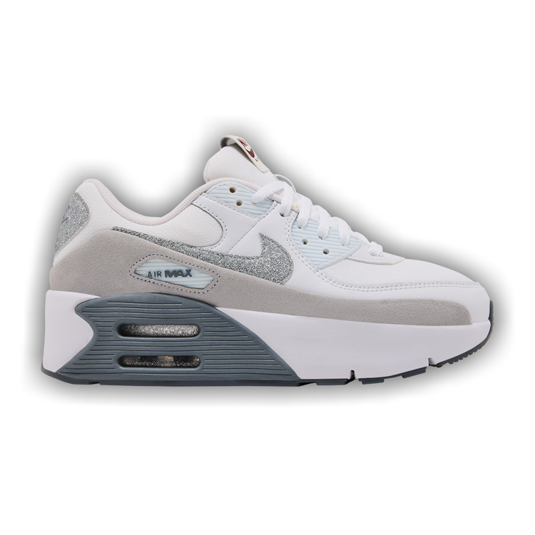 Buy Nike Wmns Air Max 90 LV8 'Glitter Swoosh' - HQ3456 191 | GOAT
