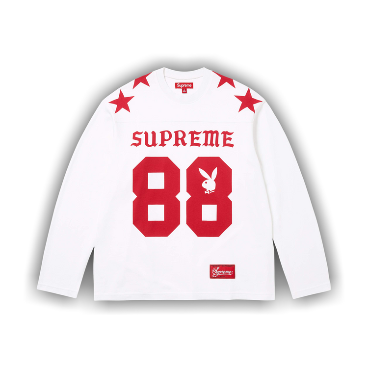 Buy Supreme x Playboy Long-Sleeve Top 'White' - SS26KN38 WHITE | GOAT