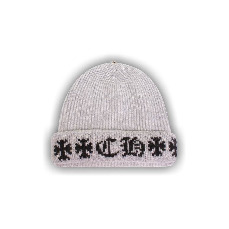 Buy Chrome Hearts Big Daddy Cashmere Beanie 'Heather Grey' - 01383