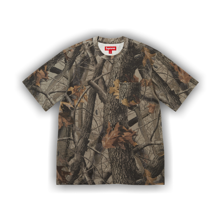 Buy Supreme Short-Sleeve Pocket Tee 'Realtree Hardwoods Camo