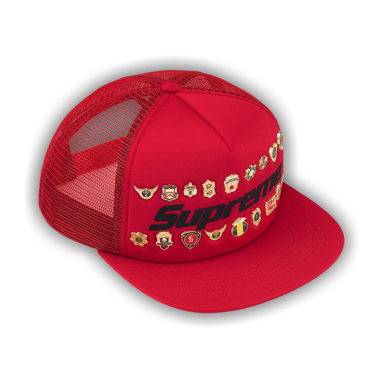Buy Supreme Pins Mesh Back 5-Panel 'Red' - SS26H65 RED | GOAT