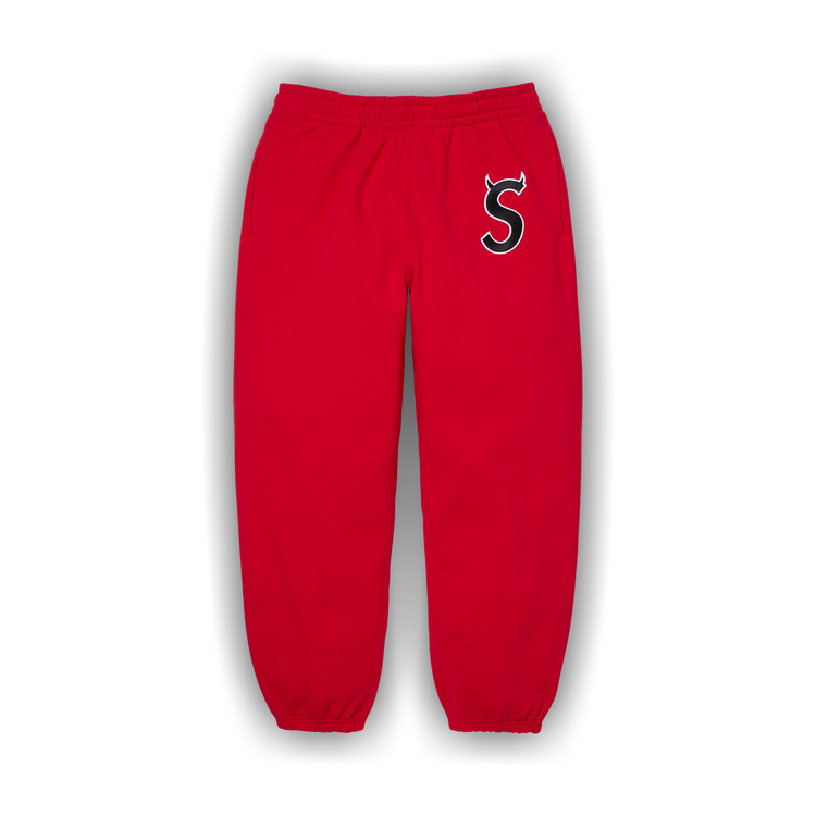 Buy Supreme Devil S Logo Sweatpant 'Red' - SS26P67 RED | GOAT