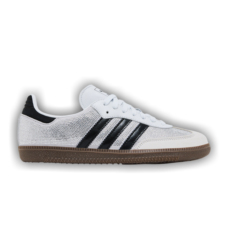 adidas gazelle silver green womens Metallic Gold Swarovski Adidas Original Samba OG Christmas