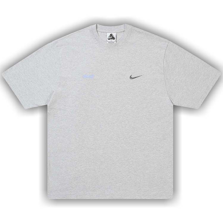 Buy Palace x Nike Font Swoosh T-Shirt 'Grey Marl' - P28NTS005 | GOAT