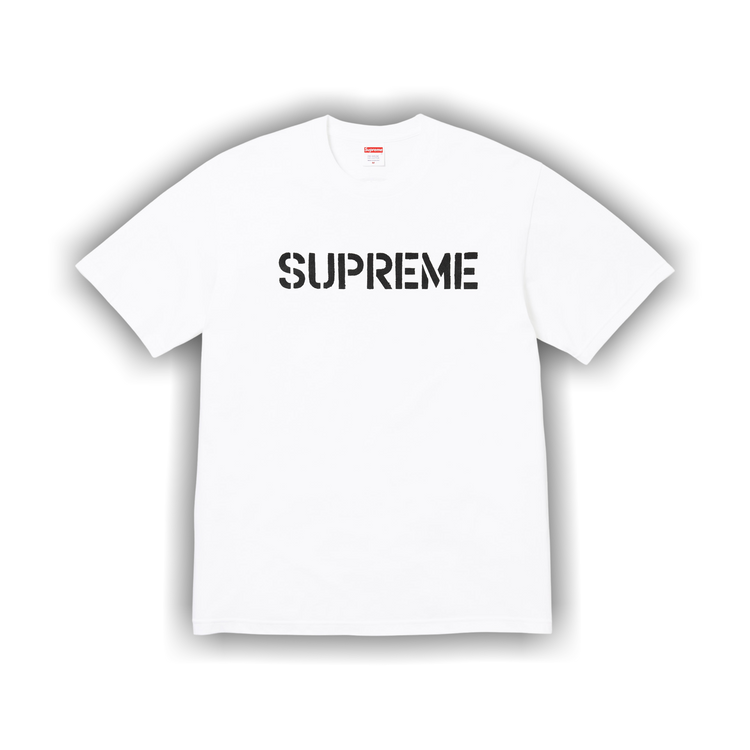 Buy Supreme Hard Tee 'White' - SS26T64 WHITE | GOAT