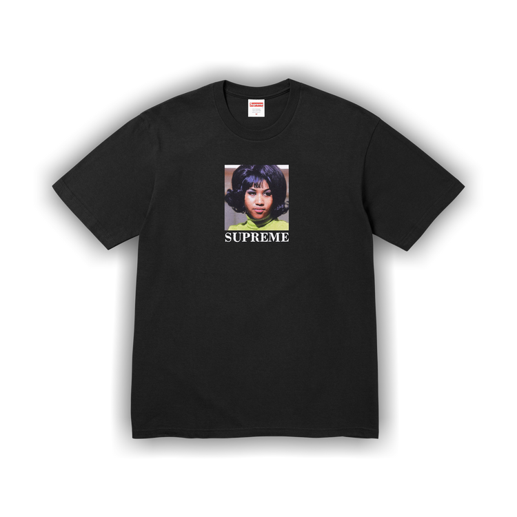 Buy Supreme Aretha Tee 'Black' - SS26T57 BLACK | GOAT