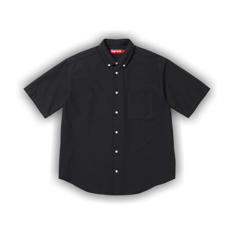 Buy Supreme Loose Fit Oxford Short-Sleeve Shirt 'Black' - SS26S1