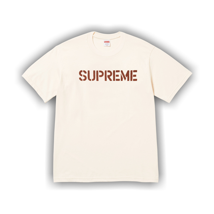 Buy Supreme Hard Tee 'Natural' - SS26T64 NATURAL | GOAT