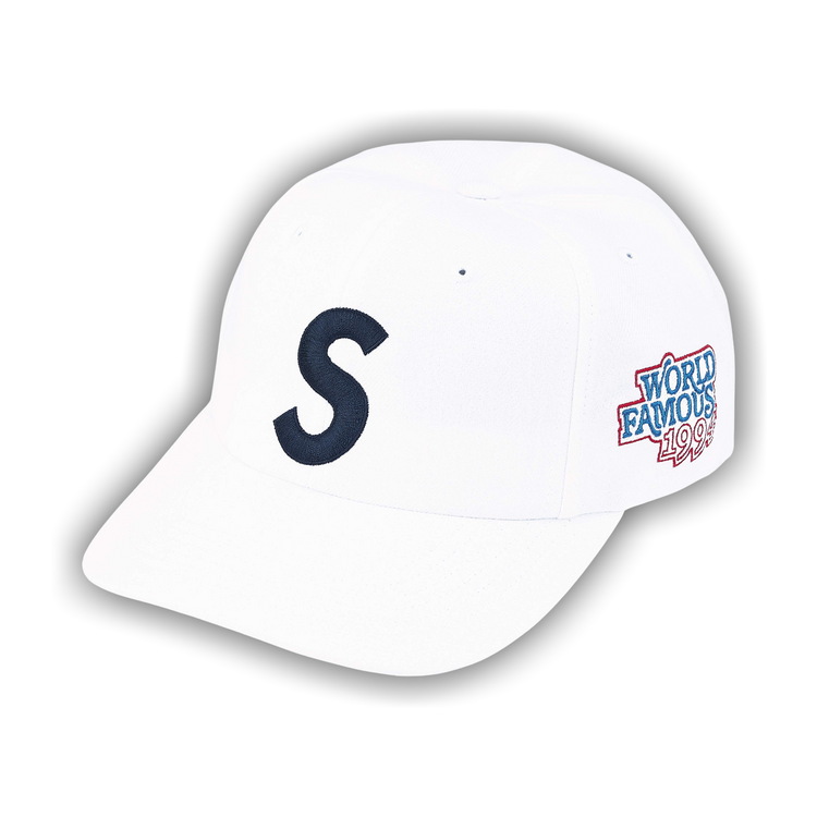 Buy Supreme World Famous S Logo 6-Panel 'White' - SS26H11 WHITE | GOAT