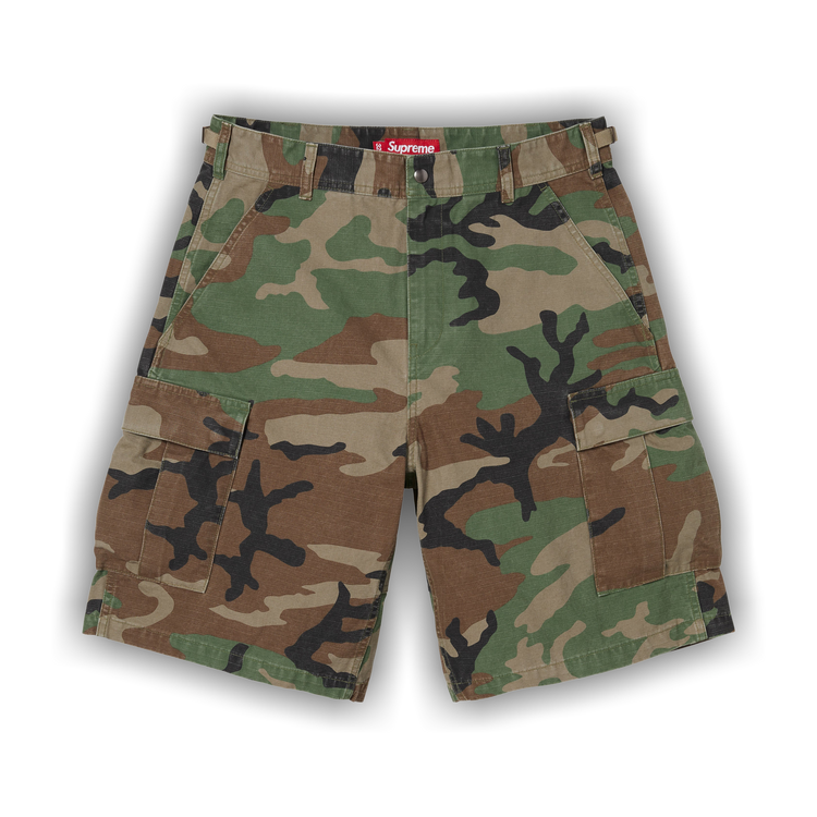 Buy Supreme Cargo Short 'Woodland Camo' - SS26SH13 WOODLAND CAMO