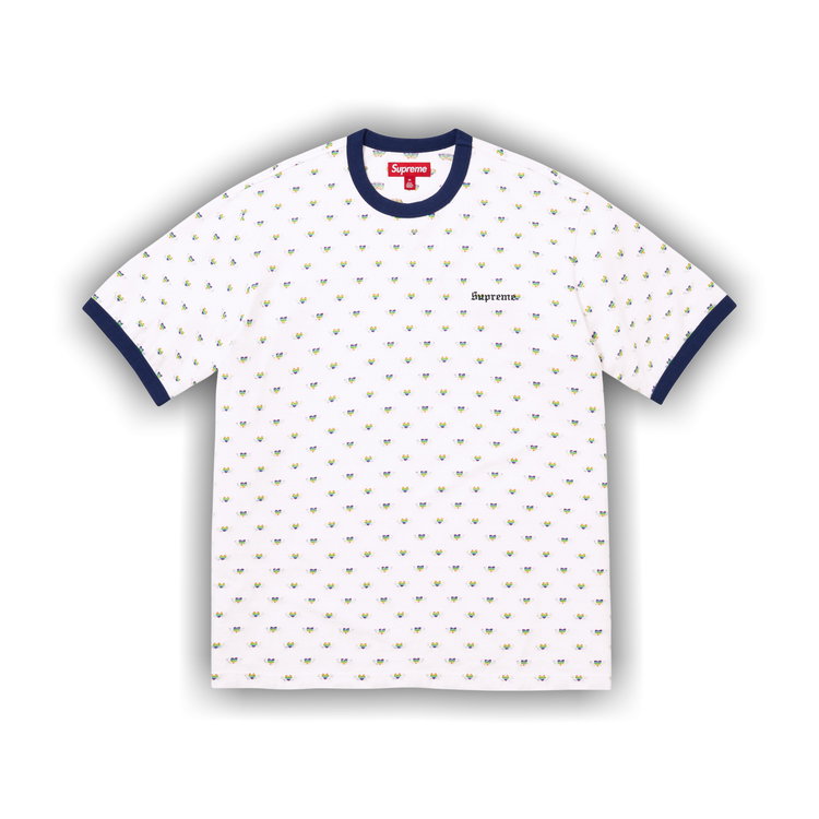 Buy Supreme Hearts Intarsia Ringer Tee 
