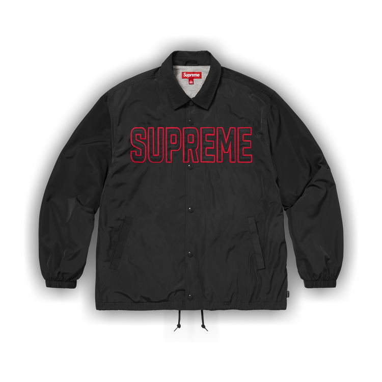 Buy Supreme Spellout Coaches Jacket 'Black' - SS26J106 BLACK | GOAT CA