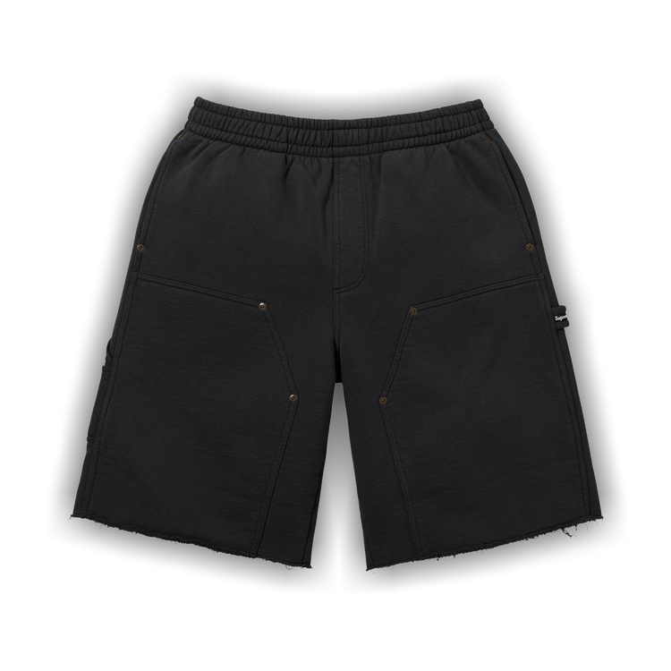 Buy Supreme Double Knee Painter Sweatshort 'Black' - SS26SH8 BLACK