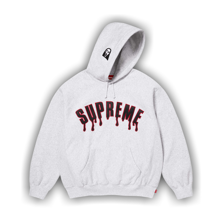 Buy Supreme Ghostface Arc Hooded Sweatshirt 'Ash Grey' - SS26SW96