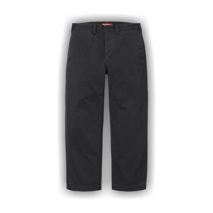 Buy Supreme Chino Pant 'Black' - SS26P49 BLACK | GOAT