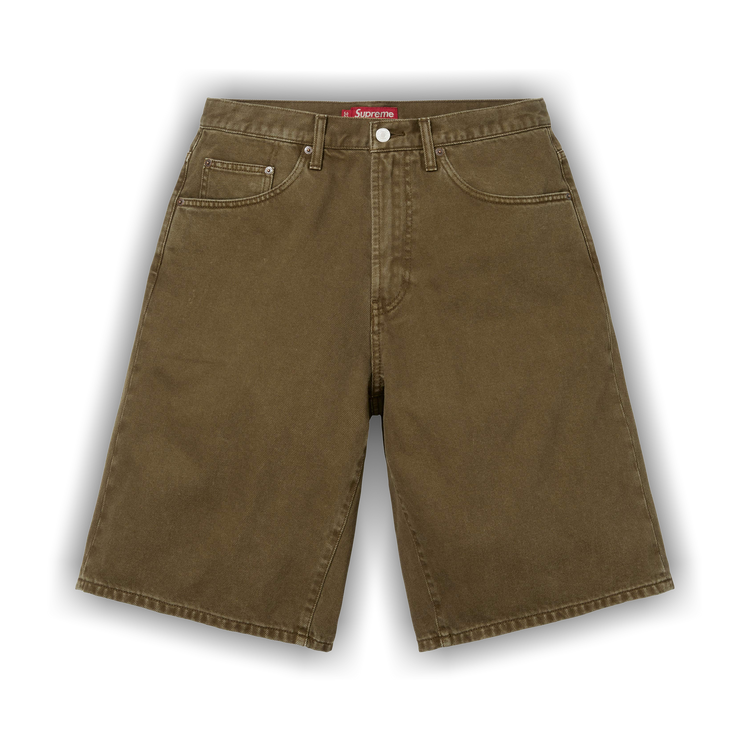 Buy Supreme Baggy Denim Short 'Olive' - SS26SH15 OLIVE | GOAT