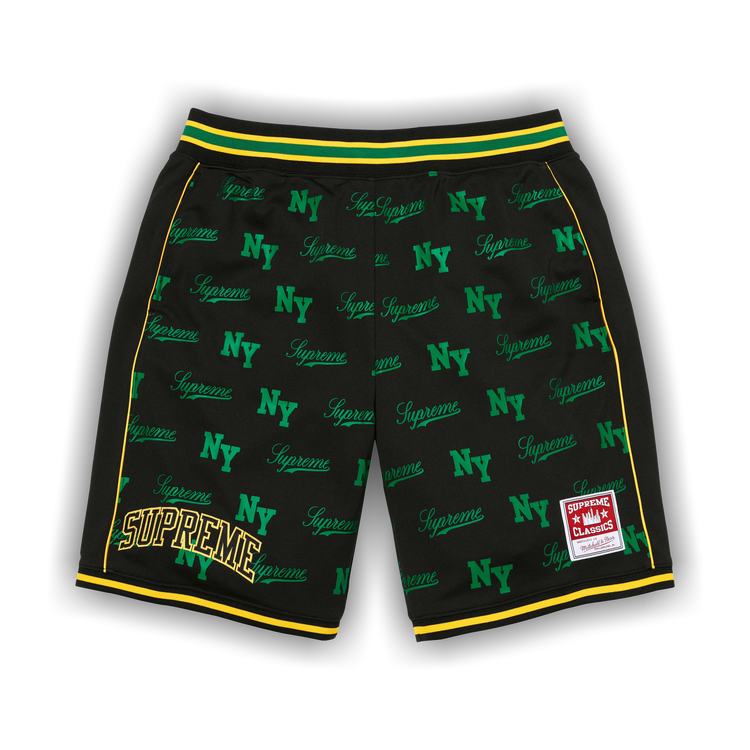 Buy Supreme x Mitchell & Ness Monogram Short 'Black' - SS26SH6