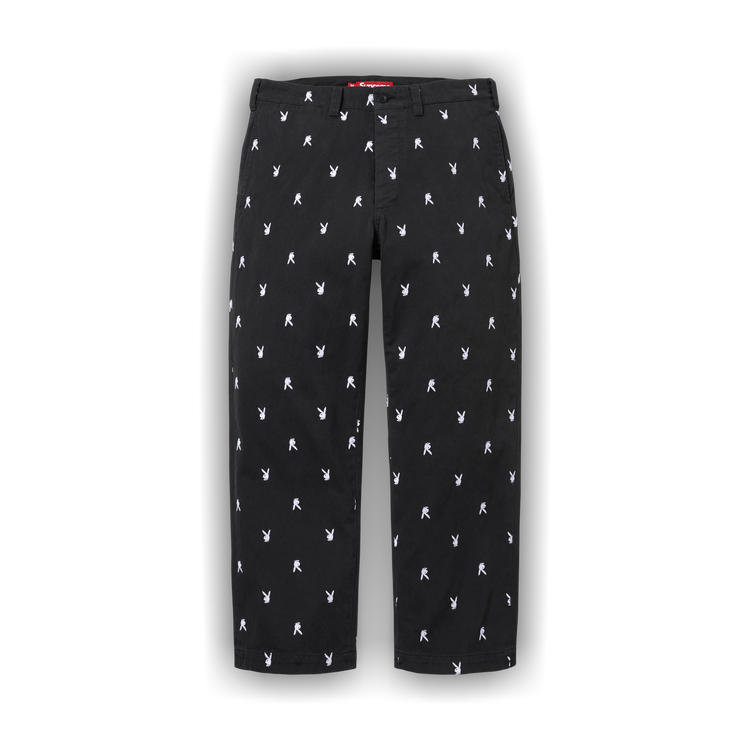 Buy Supreme Chino Pant 'Black Playboy' - SS26P49B BLACK PLAYBOY | GOAT