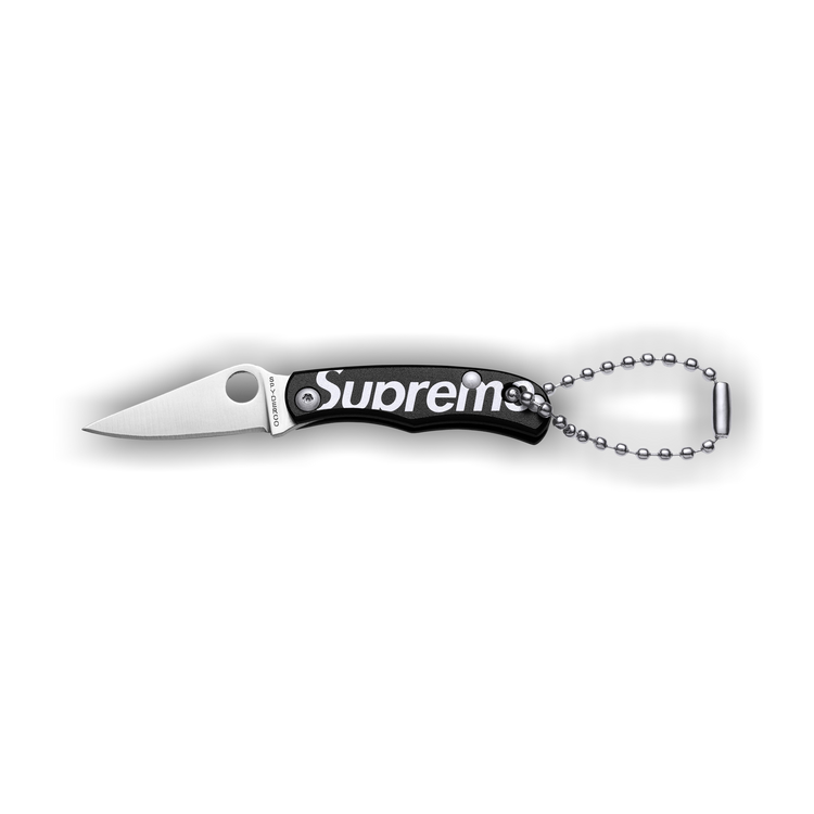 Buy Supreme x Spyderco Bug Knife 'Black' - SS26A108 BLACK | GOAT