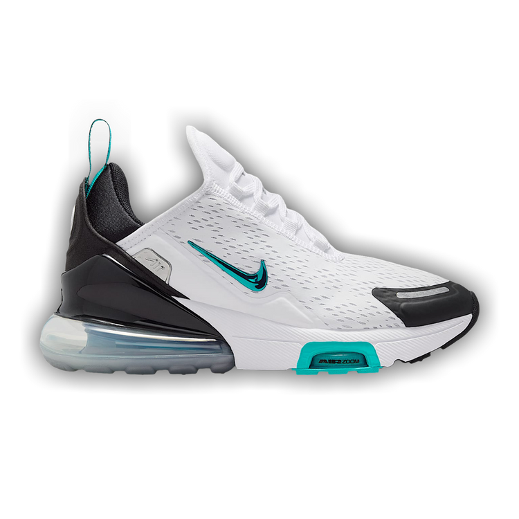Buy Nike Air Max 270 Premium GS 'White Black Metallic Silver