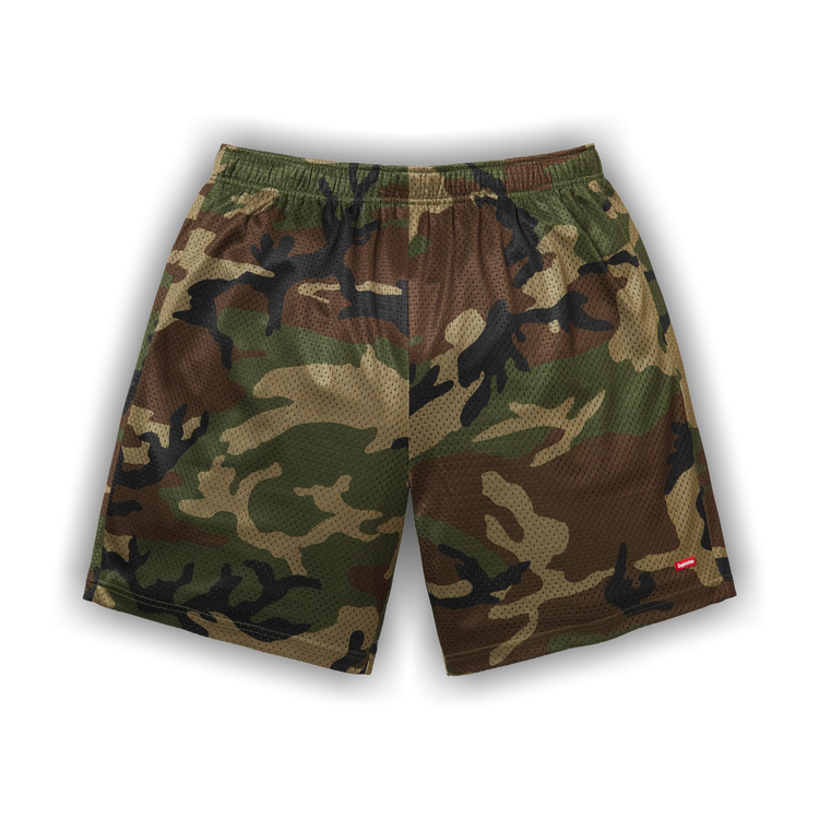Buy Supreme Small Box Baggy Mesh Short 'Woodland Camo' - SS26SH3
